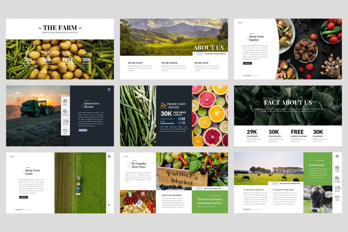 Farm-Agriculture PowerPoint Template alt