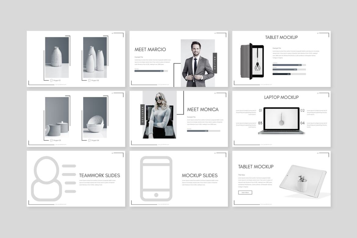 Fiont FREE Power Point Template - view 4