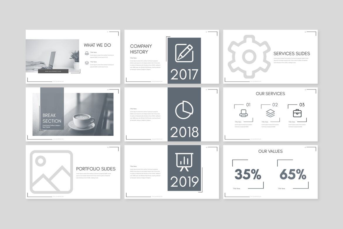 Fiont FREE Power Point Template - view 3