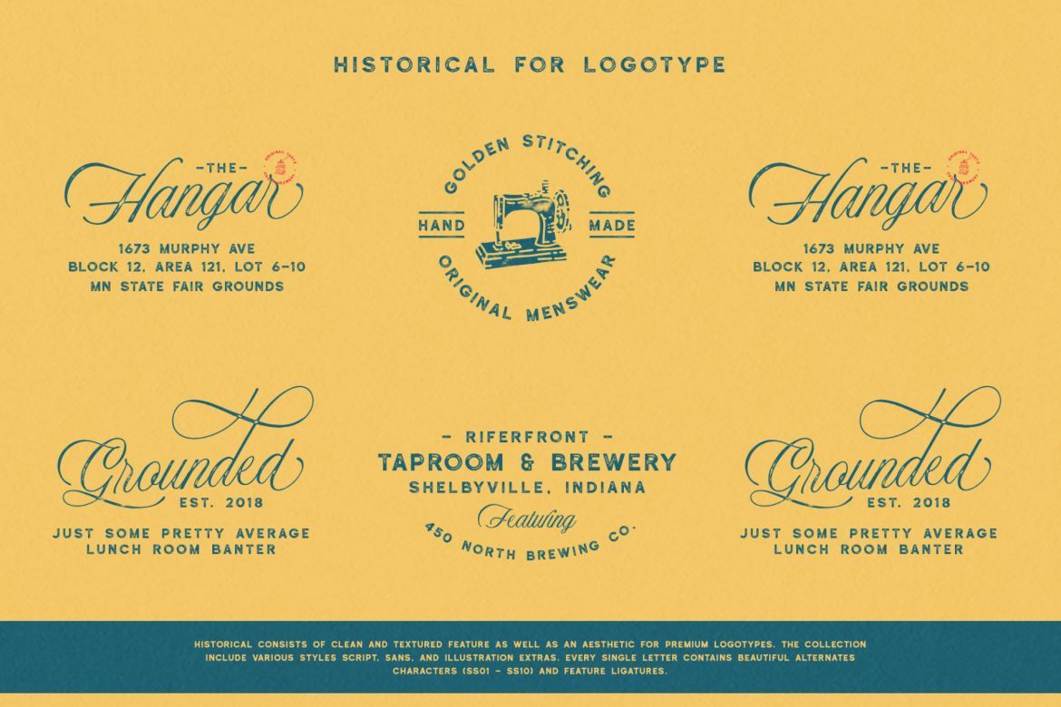 Historical - Handdrawn Font - view 3