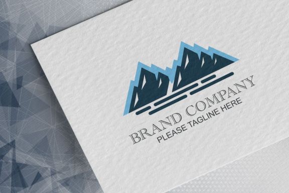 Mountain Peak Logo - view 1