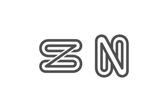 SZ or N Monogram - Free Logo