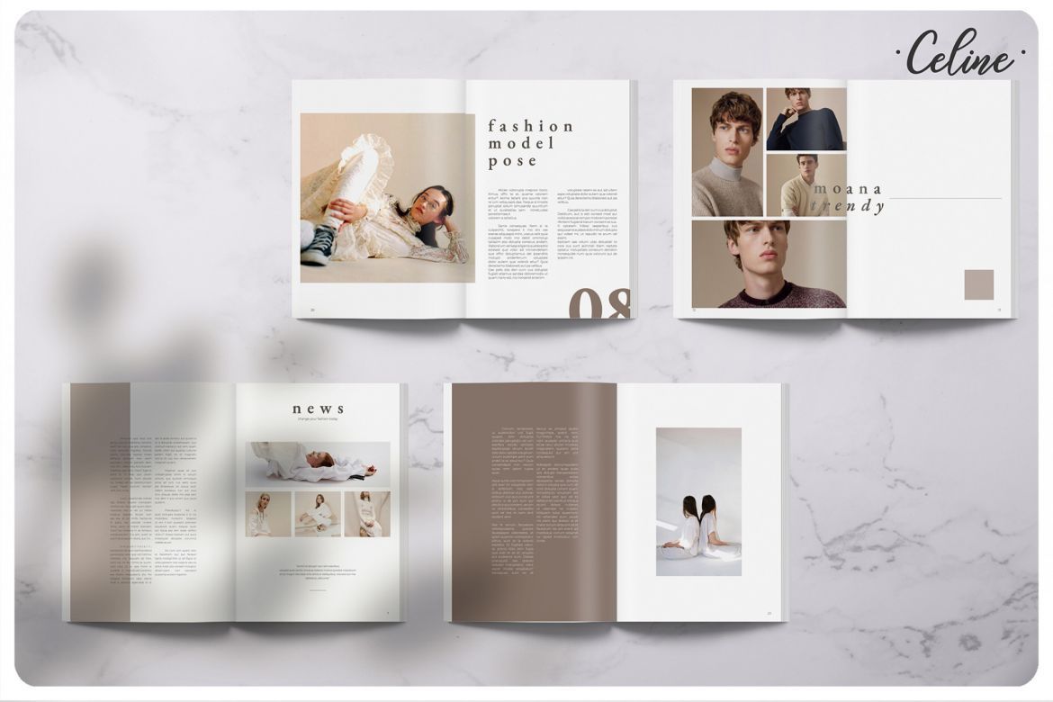 MOANA Fashion Magazine Template - view 5