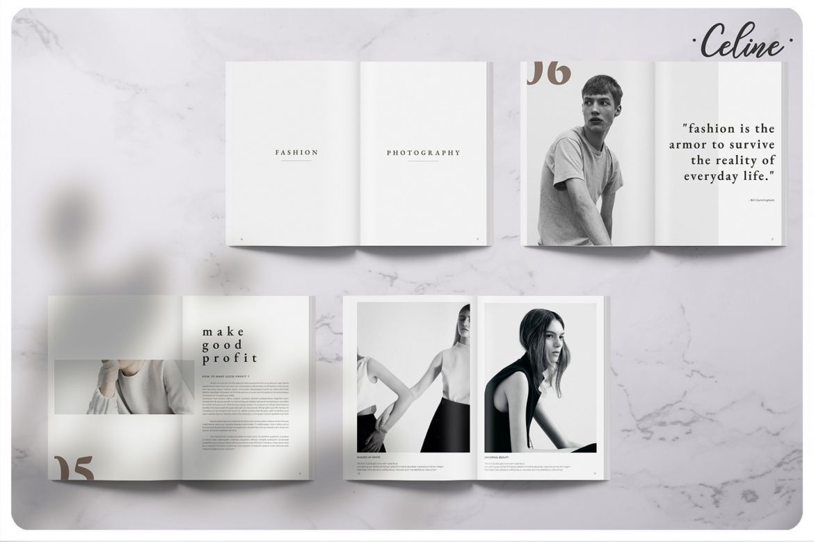 MOANA Fashion Magazine Template - view 6