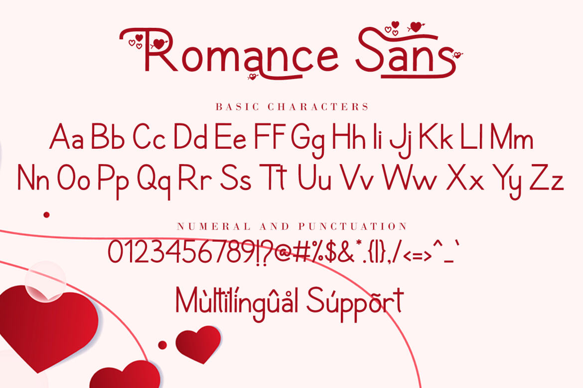 Romance Sans FREE Font - view 8