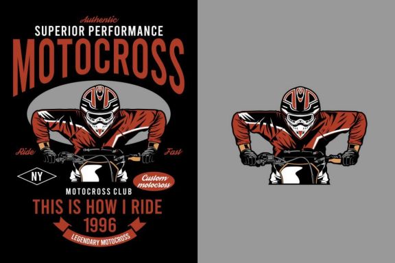 Super Motocross Vector