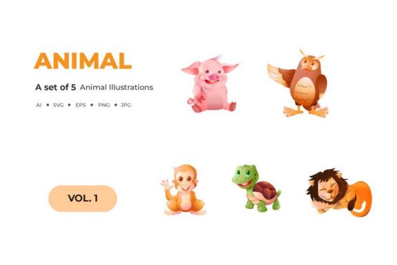Animal Illustrations Vol. 1