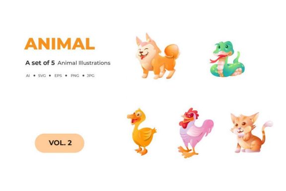 Animal Illustrations Vol. 2