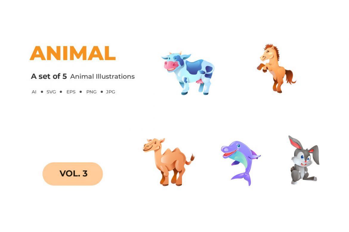 Animal Illustrations Vol. 3 alternate