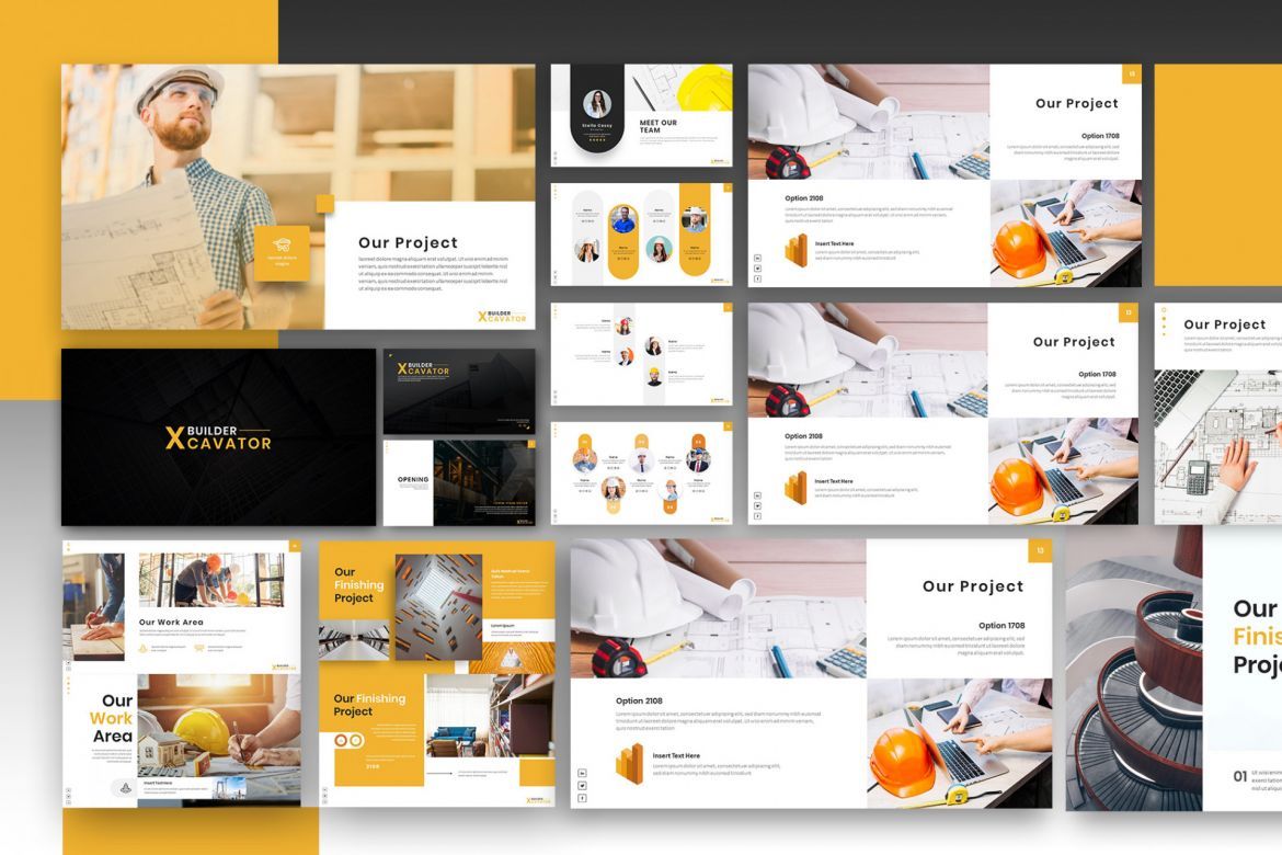 Xcavator Presentation Template alt