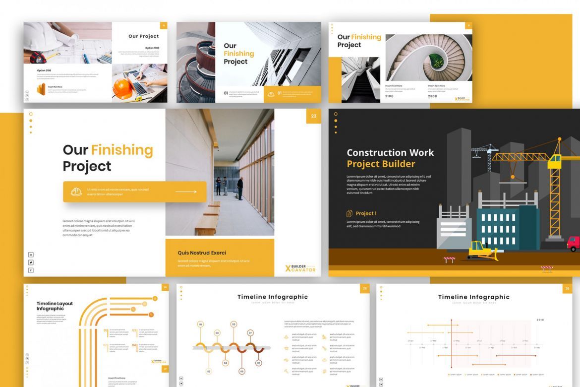 Xcavator Presentation Template - view 3