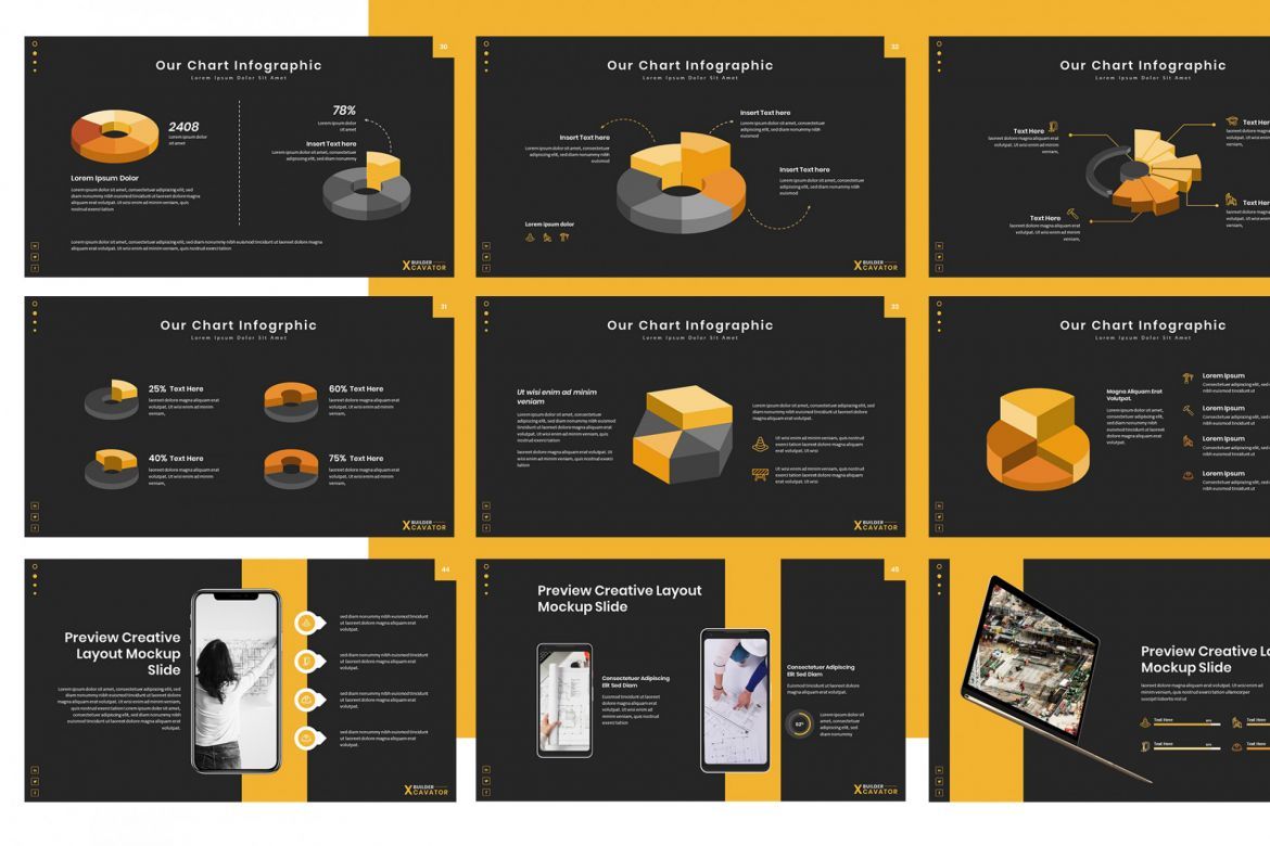 Xcavator Presentation Template - view 4