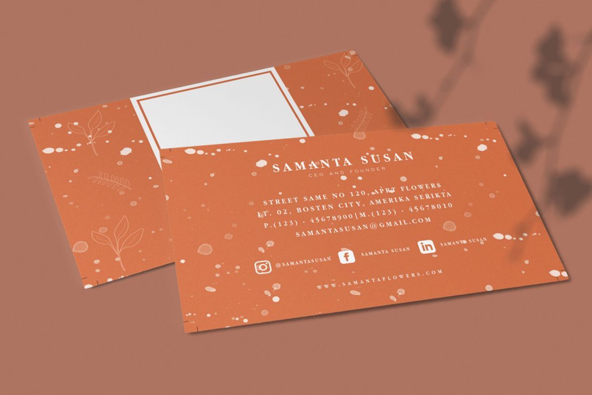 Business Cards Samantah - view 3