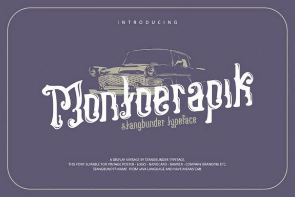 Stangbunder Typeface