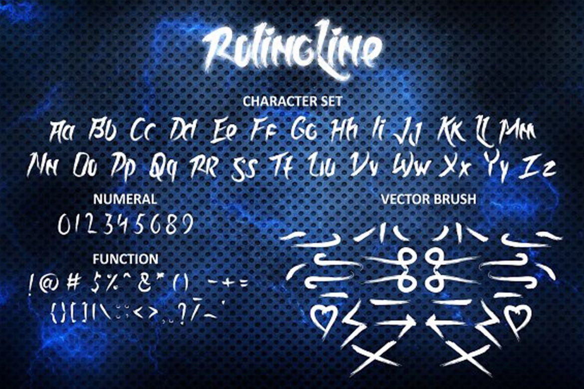 Rolingline (Extra Vector Brush) - view 4