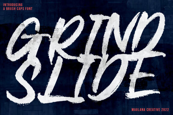 Grind Slide FREE Brush Font