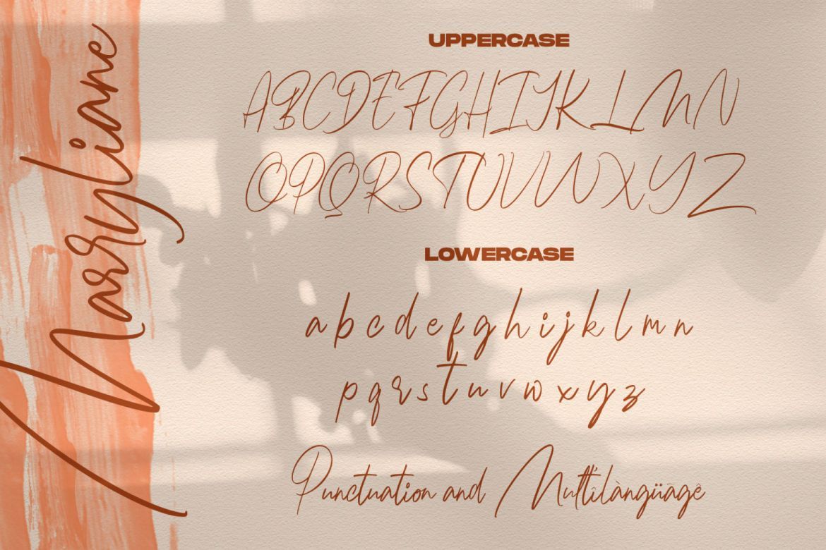 Marryliane Handwriting Font - view 7