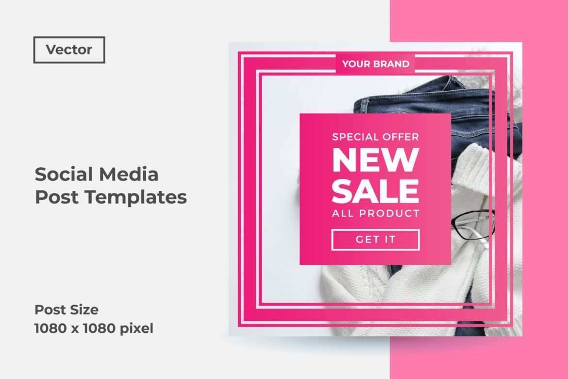 Social Media Post Templates Vol 2 - view 3