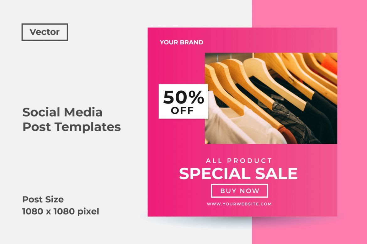 Social Media Post Templates Vol 2 - view 4