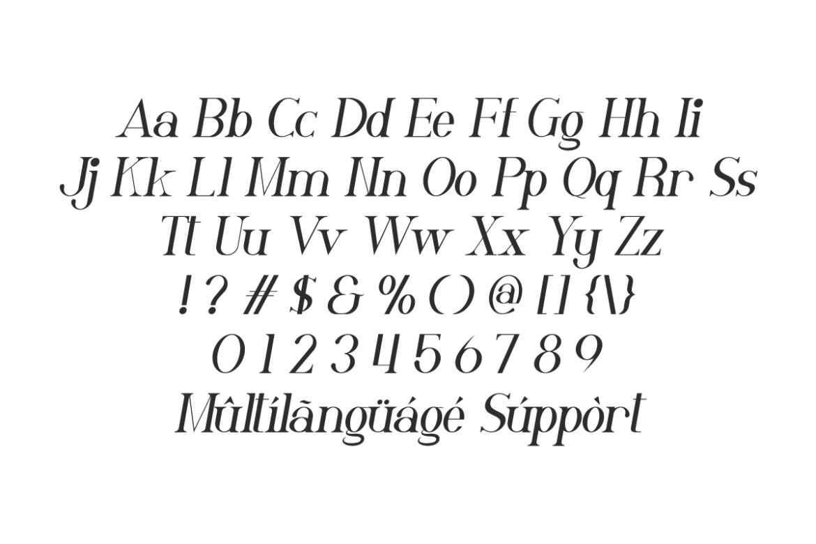 Clavier - FREE Serif Font - view 6