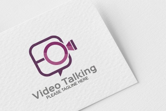 Video Talking Logo