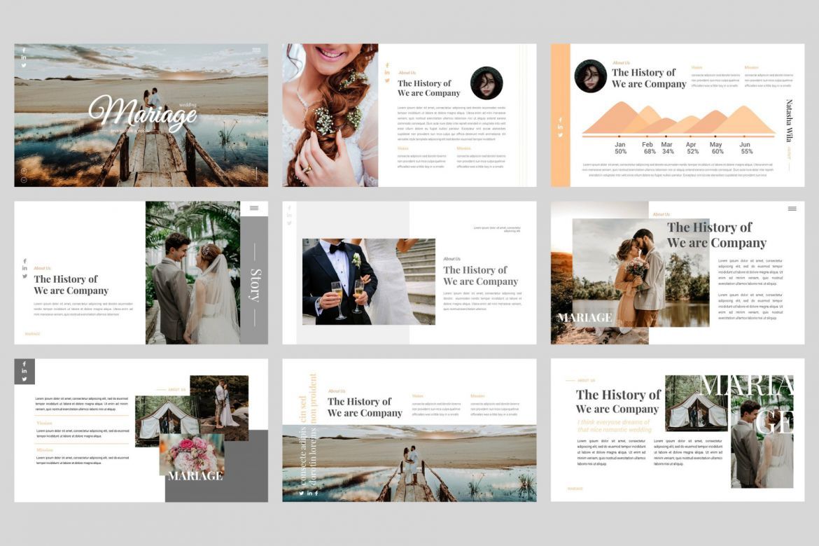 Mariage-Wedding PowerPoint Template alt