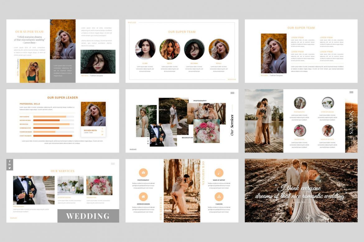 Mariage-Wedding PowerPoint Template - view 5