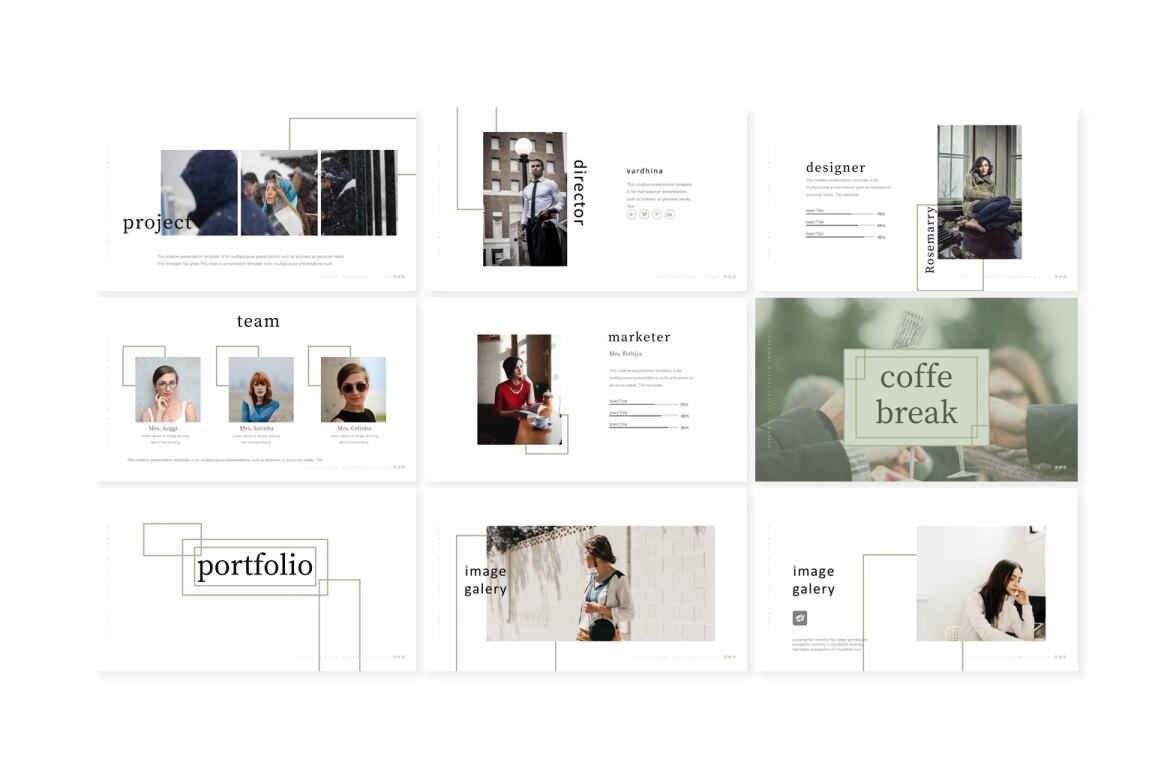 Facemate FREE Keynote Template - view 3