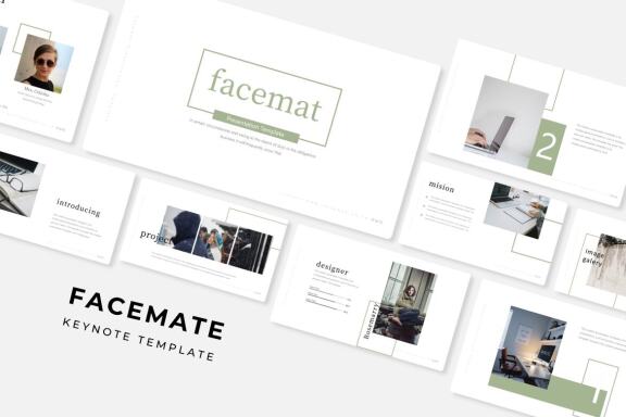 Facemate FREE Keynote Template
