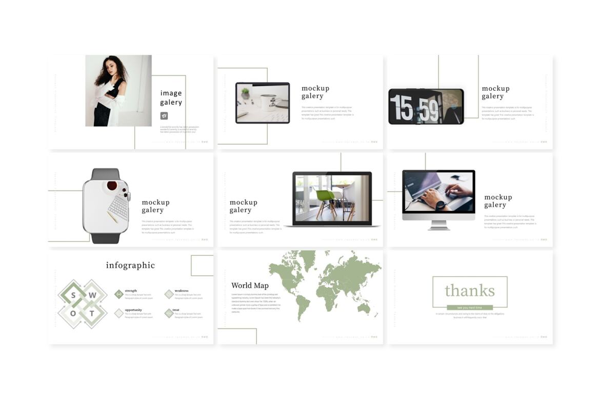 Facemate FREE Keynote Template - view 4