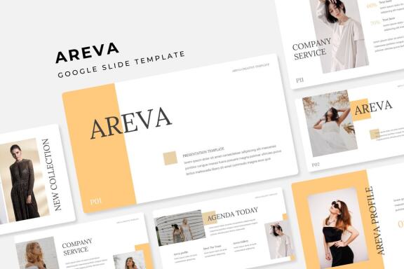 Areva FREE Google Slide Template - view 2