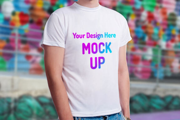 Male T-shirt - FREE Mockup