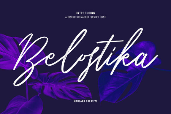 Belostika FREE Brush Script - view 1