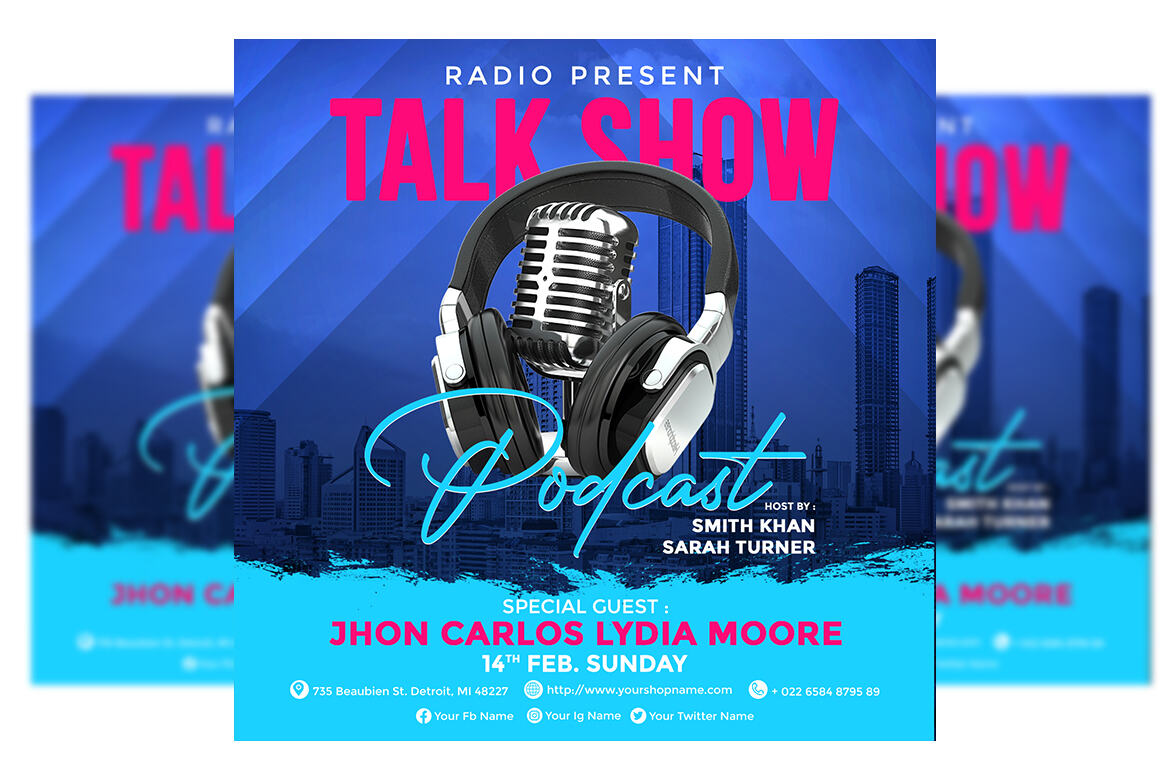 Podcast FREE Flyer - view 3