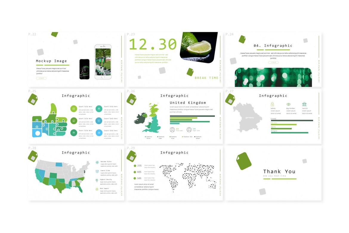 Saharey FREE Power Point Template - view 4