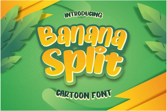 Banana Split Cartoon FREE Font