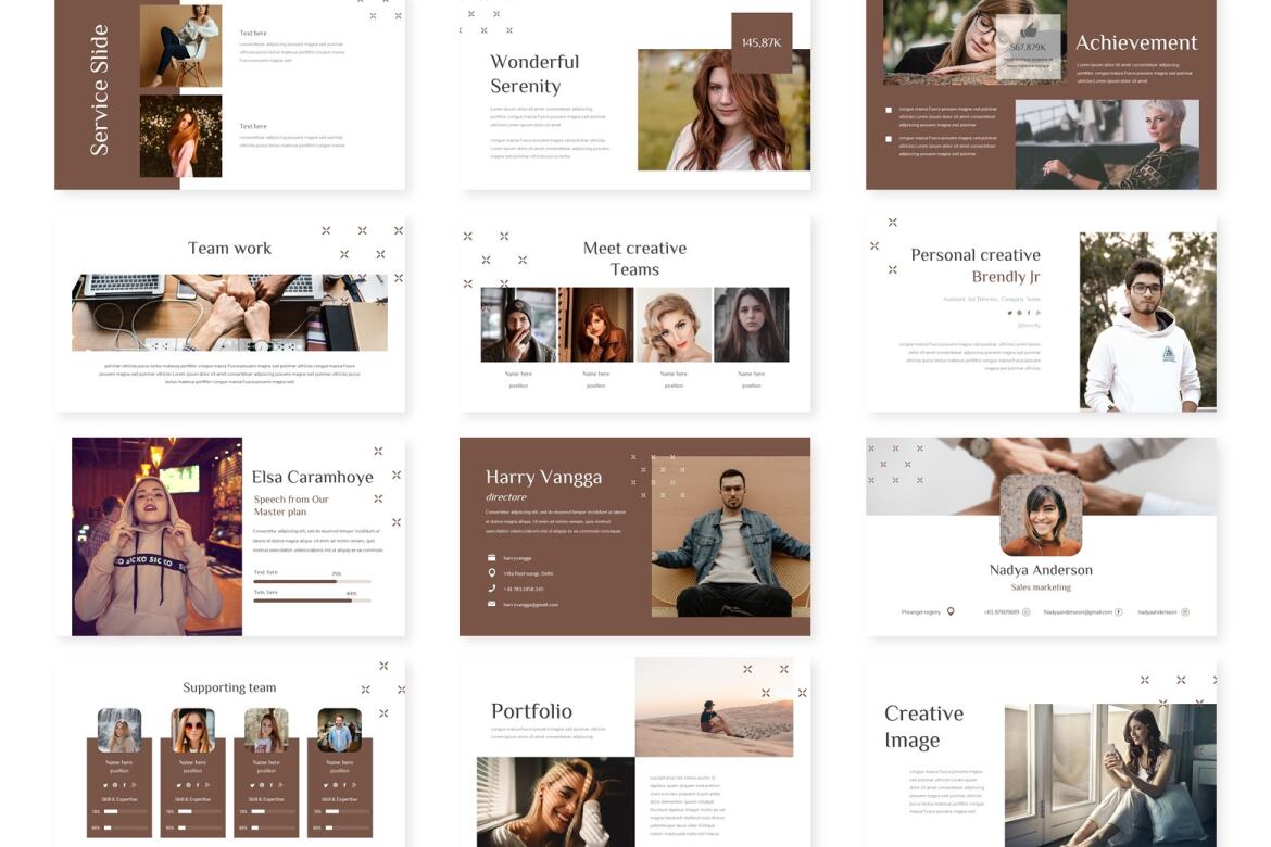 Manivangga FREE Keynote Template - view 3