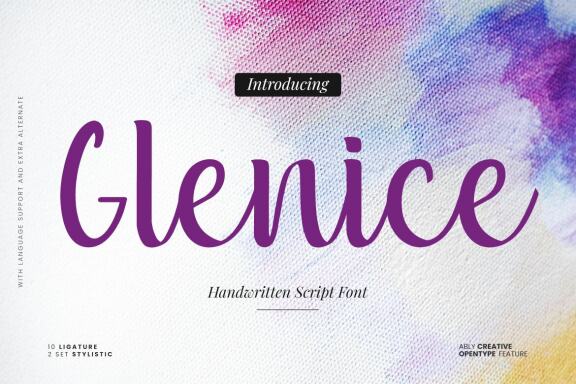 Glenice FREE Elegant Script