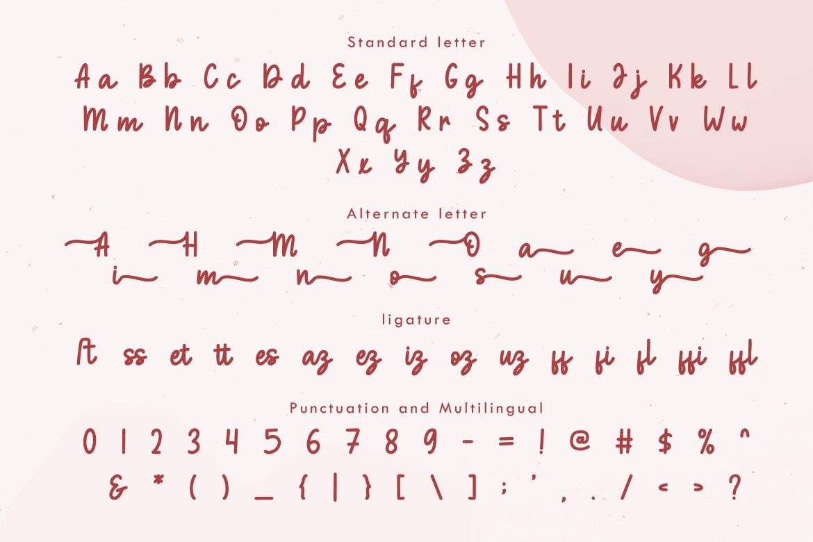 Nismara FREE Monoline Script - view 9