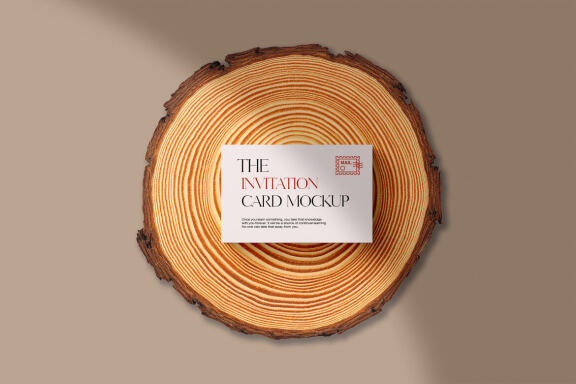 Invitation Card FREE Mockup