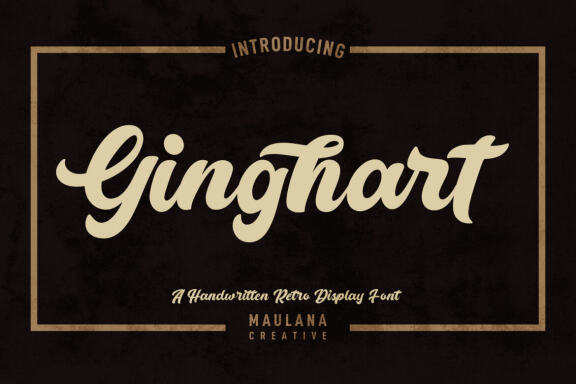 Ginghart Retro FREE Script Font