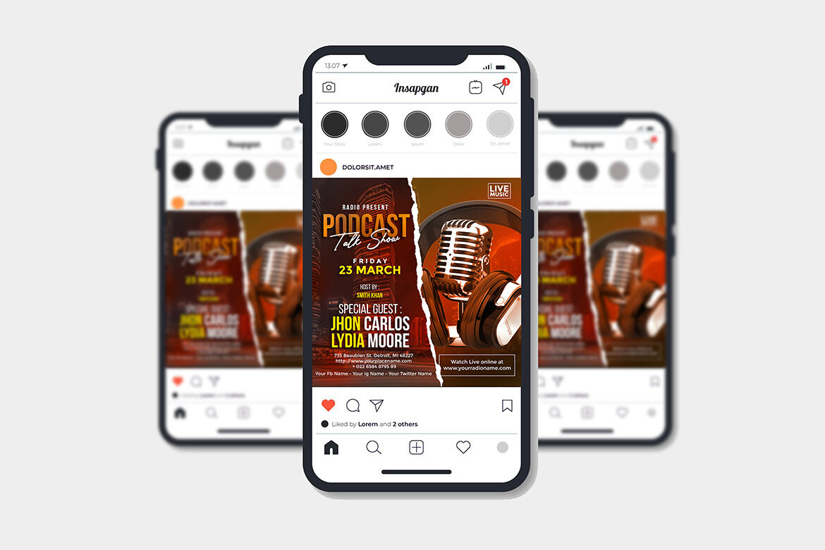 Talk Show - Podcast FREE Flyer alt