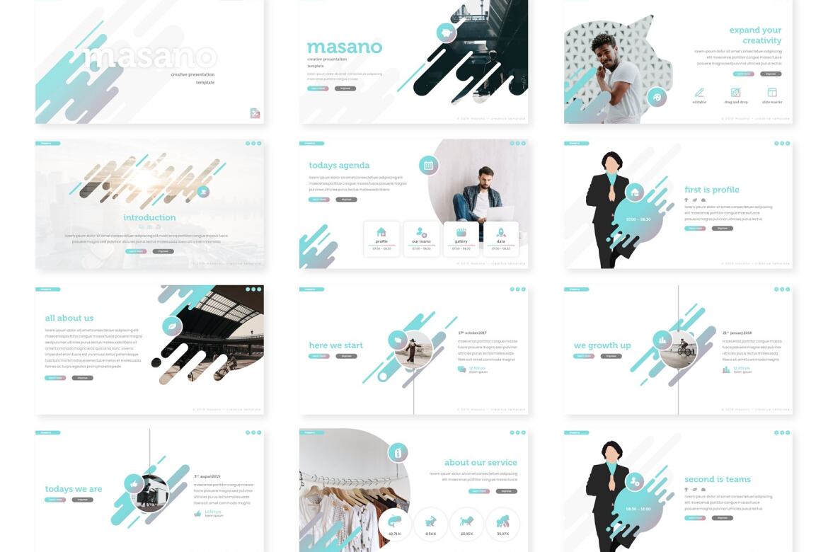 Masano FREE Power Point Template alternate