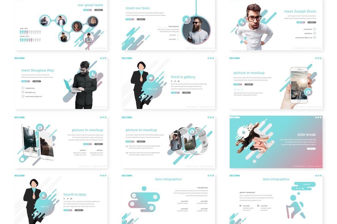 Masano FREE Power Point Template - view 3