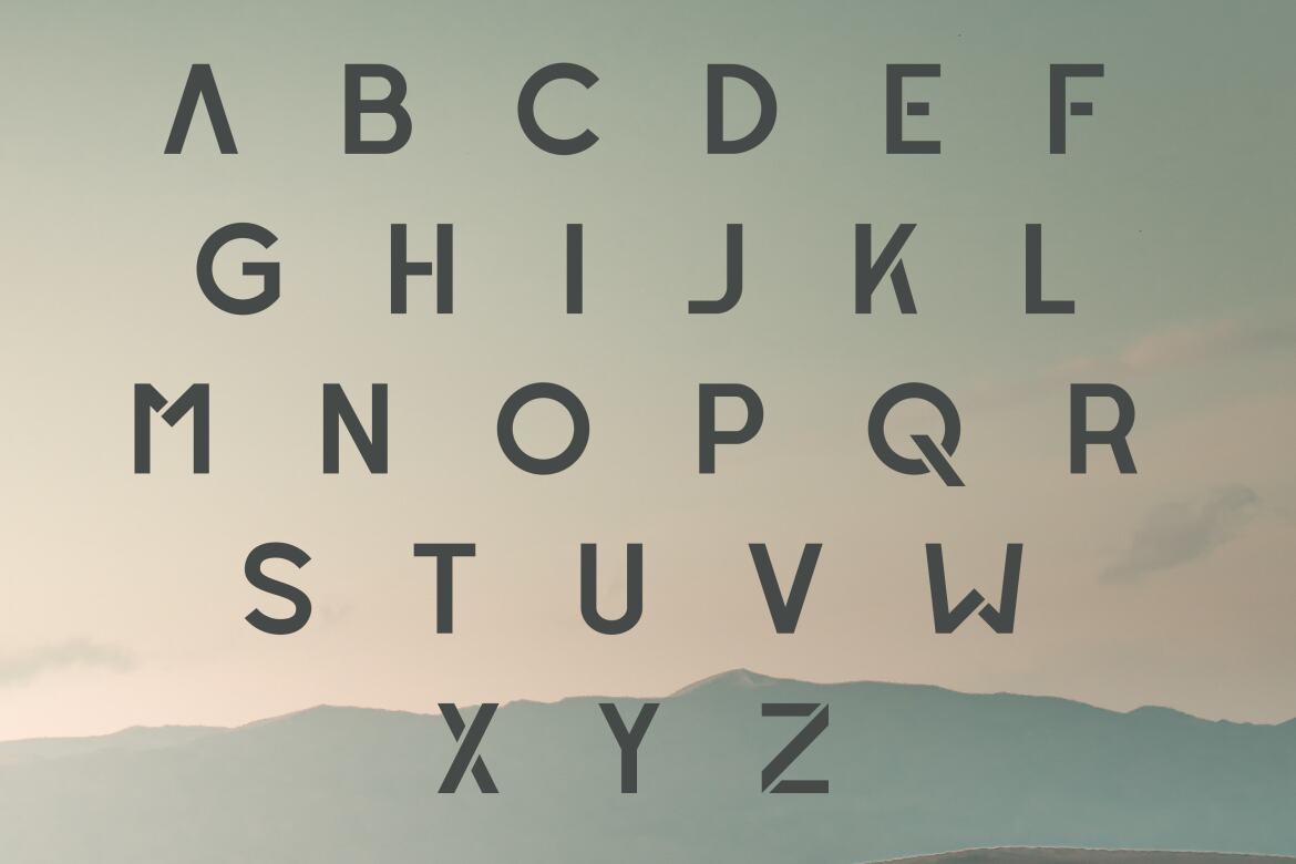 Deserta - FREE Modern Display Font - view 8