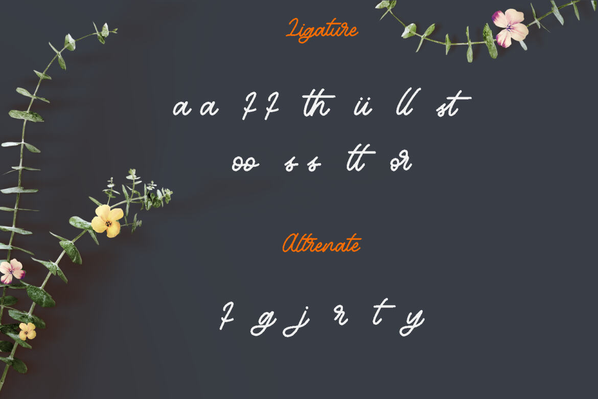Bayhours Cursive FREE Script Font - view 10