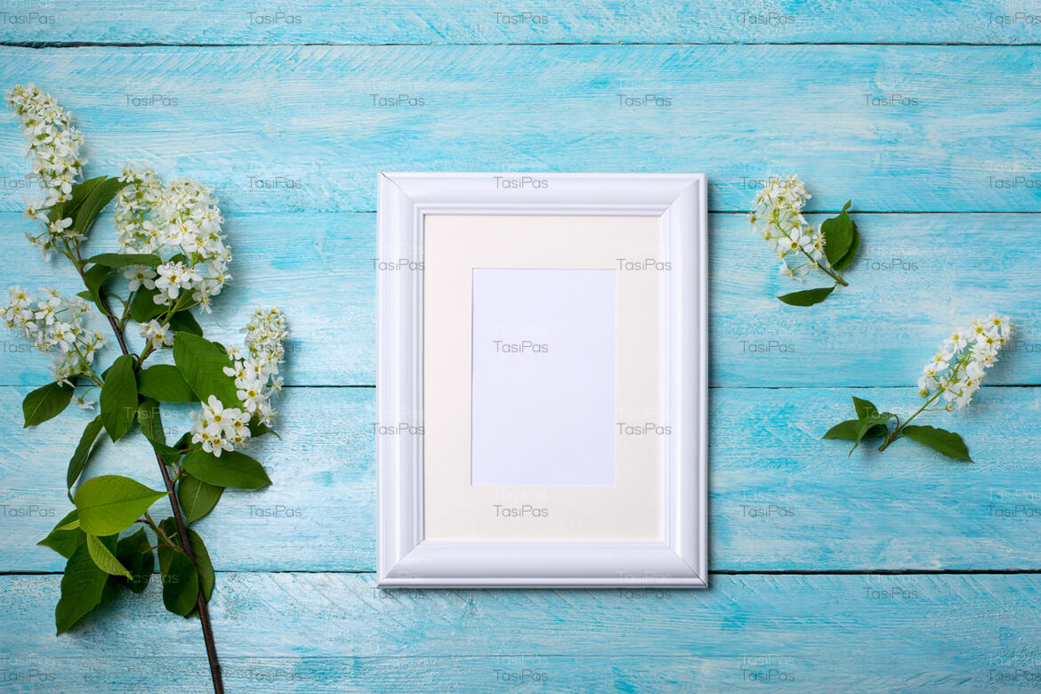 White Small Frame - FREE Mockup - view 3