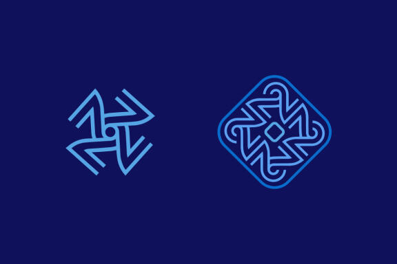 2 & 22 - Free Vector Shape