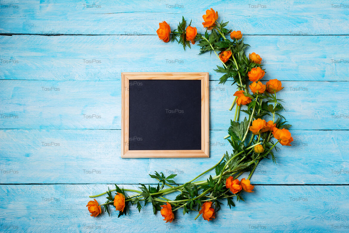 Square Chalkboard Frame - FREE Mockup - view 3