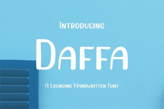Daffa - FREE Handwritten Font